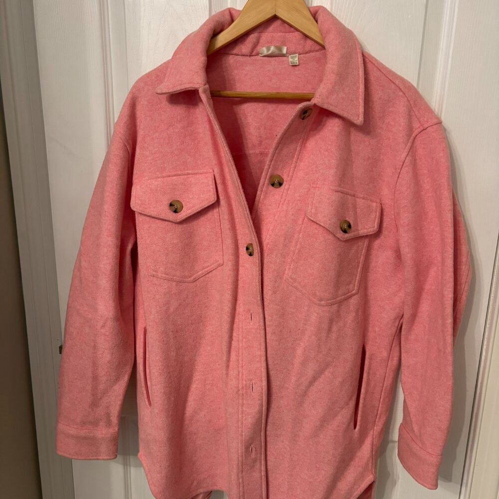 RDStyle Shacket, Pink, Size M